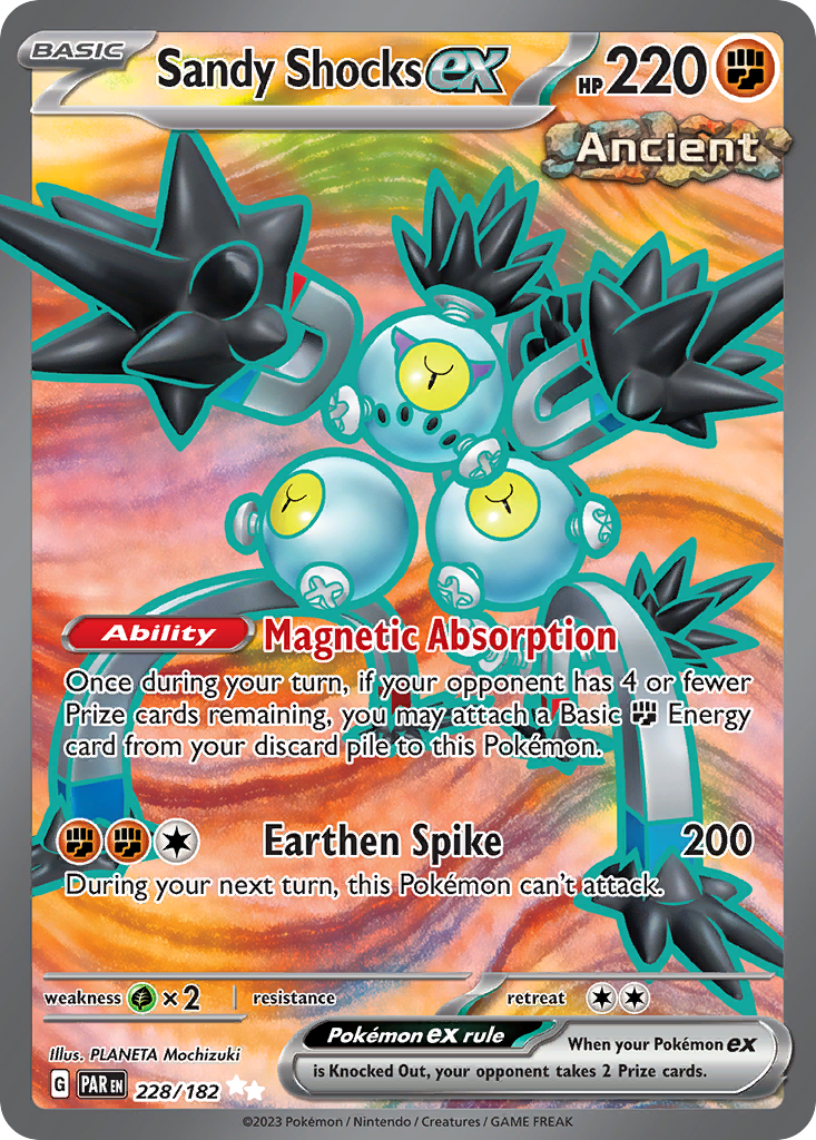 Sandy Shocks ex - Paradox Rift - #228 - Pokemon TCG card