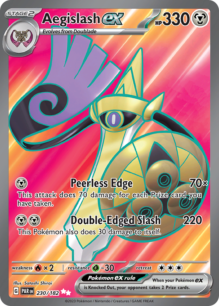 Aegislash ex - Paradox Rift - #230 - Pokemon TCG card