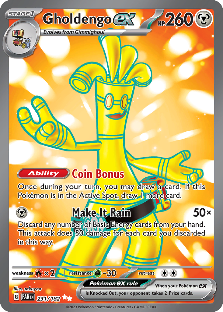 Gholdengo ex - Paradox Rift - #231 - Pokemon TCG card