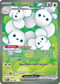 Maushold ex #233 Maushold ex - Paradox Rift - #233 - Pokemon TCG card