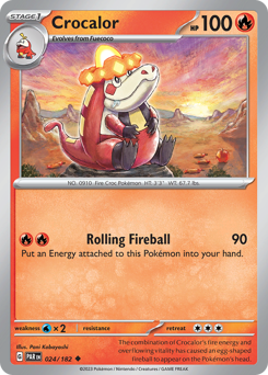Crocalor - Paradox Rift - #24 - Pokemon TCG card