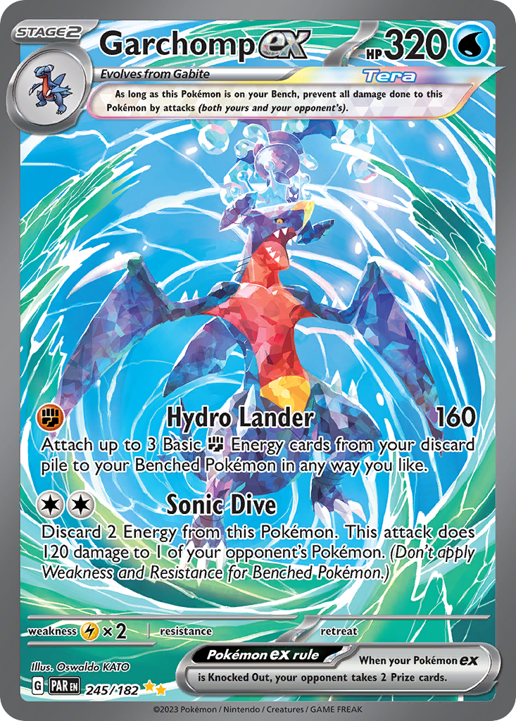 Garchomp ex - Paradox Rift - #245 - Pokemon TCG card