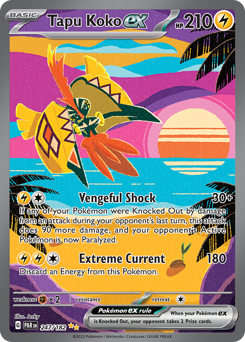 Tapu Koko ex #247 Tapu Koko ex - Paradox Rift - #247 - Pokemon TCG card