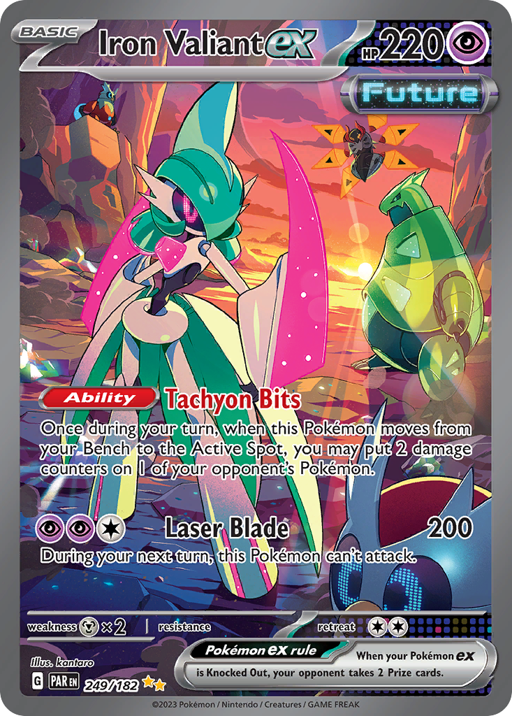 Iron Valiant ex - Paradox Rift - #249 - Pokemon TCG card