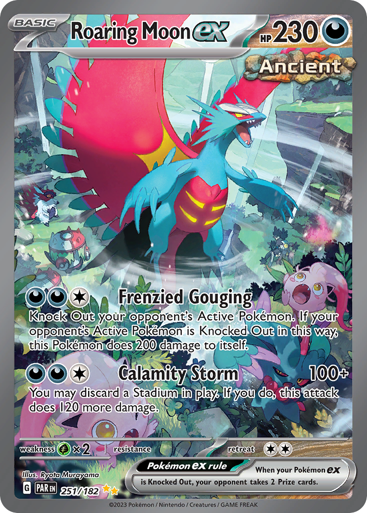Roaring Moon ex - Paradox Rift - #251 - Pokemon TCG card