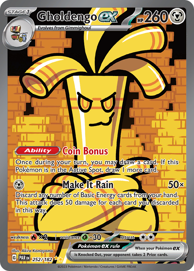 Gholdengo ex - Paradox Rift - #252 - Pokemon TCG card