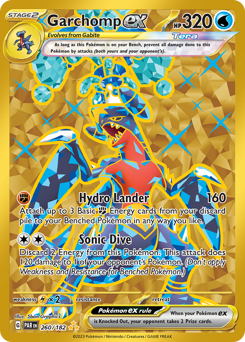 Garchomp ex #260 Garchomp ex - Paradox Rift - #260 - Pokemon TCG card