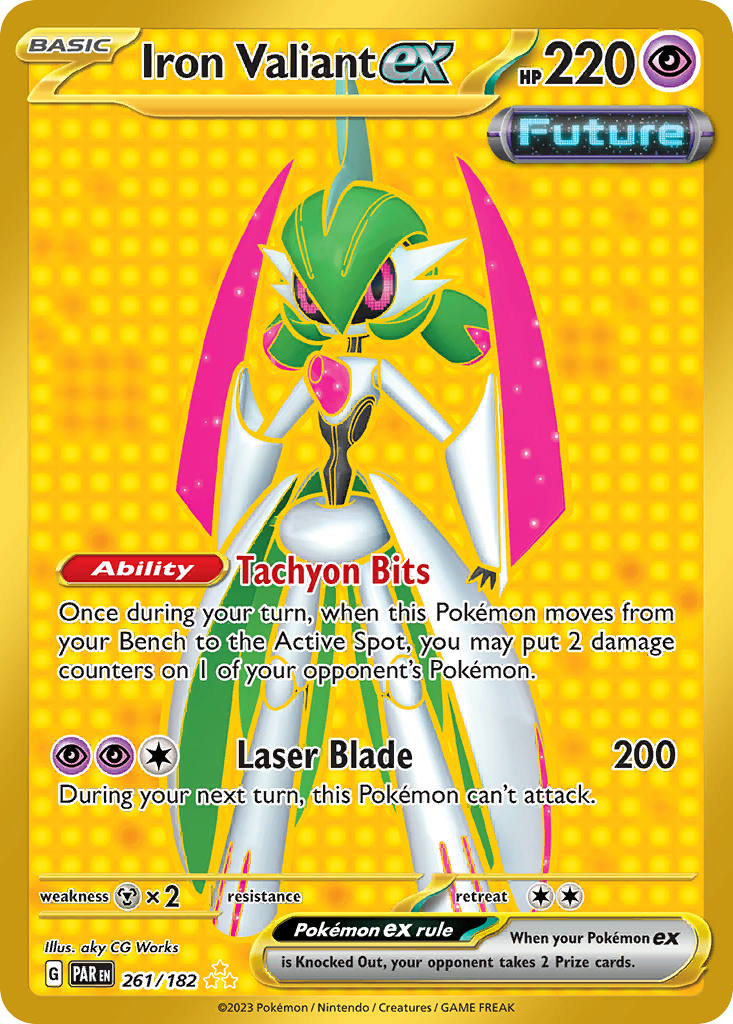 Iron Valiant ex - Paradox Rift - #261 - Pokemon TCG card