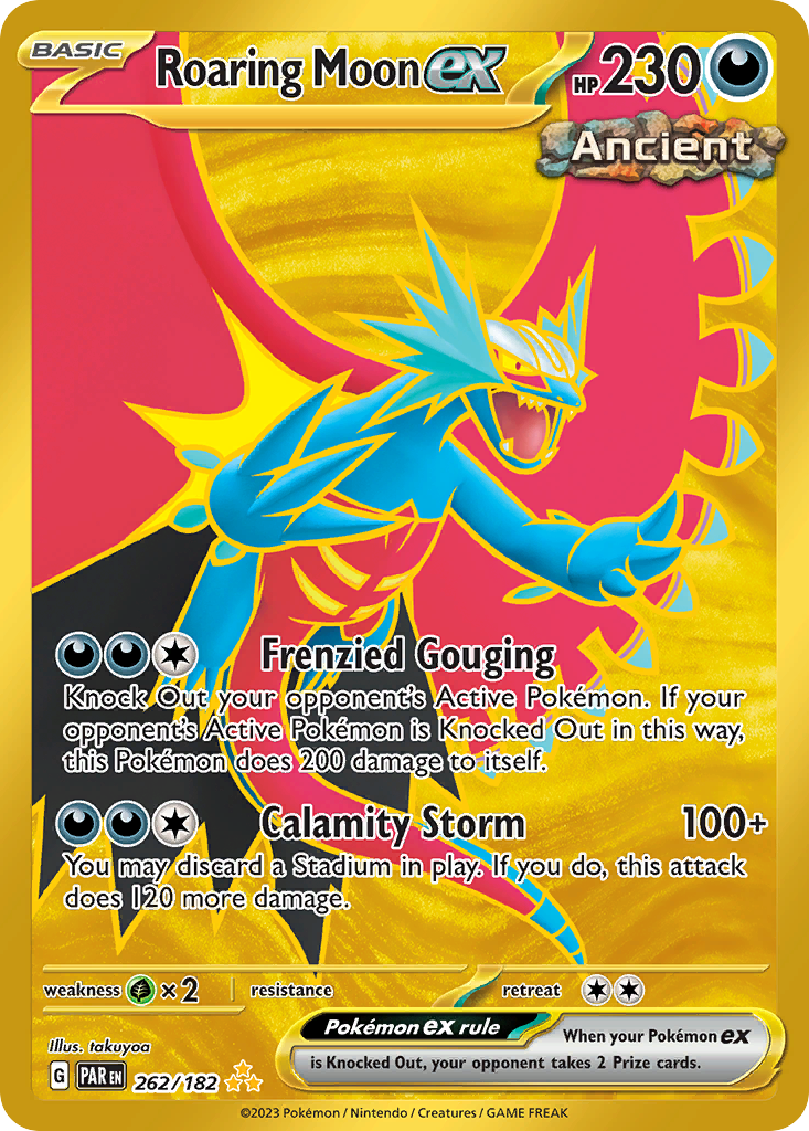 Roaring Moon ex - Paradox Rift - #262 - Pokemon TCG card