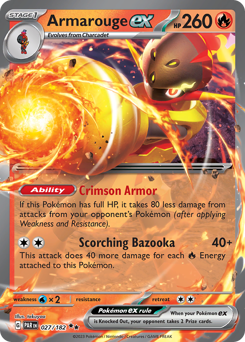 Armarouge ex #27 Armarouge ex - Paradox Rift - #27 - Pokemon TCG card