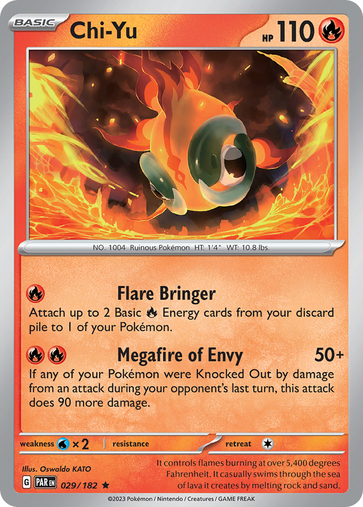 Chi-Yu - Paradox Rift - #29 - Pokemon TCG card