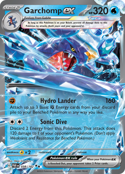 Garchomp ex #38 Garchomp ex - Paradox Rift - #38 - Pokemon TCG card