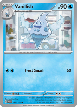 Vanillish - Paradox Rift - #44 - Pokemon TCG card