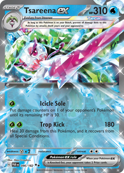Tsareena ex #46 Tsareena ex - Paradox Rift - #46 - Pokemon TCG card