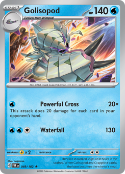 Golisopod - Paradox Rift - #49 - Pokemon TCG card