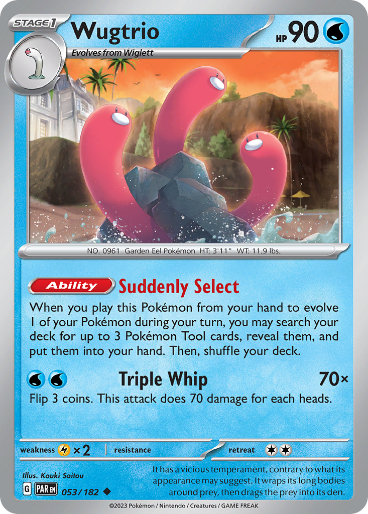 Wugtrio - Paradox Rift - #53 - Pokemon TCG card