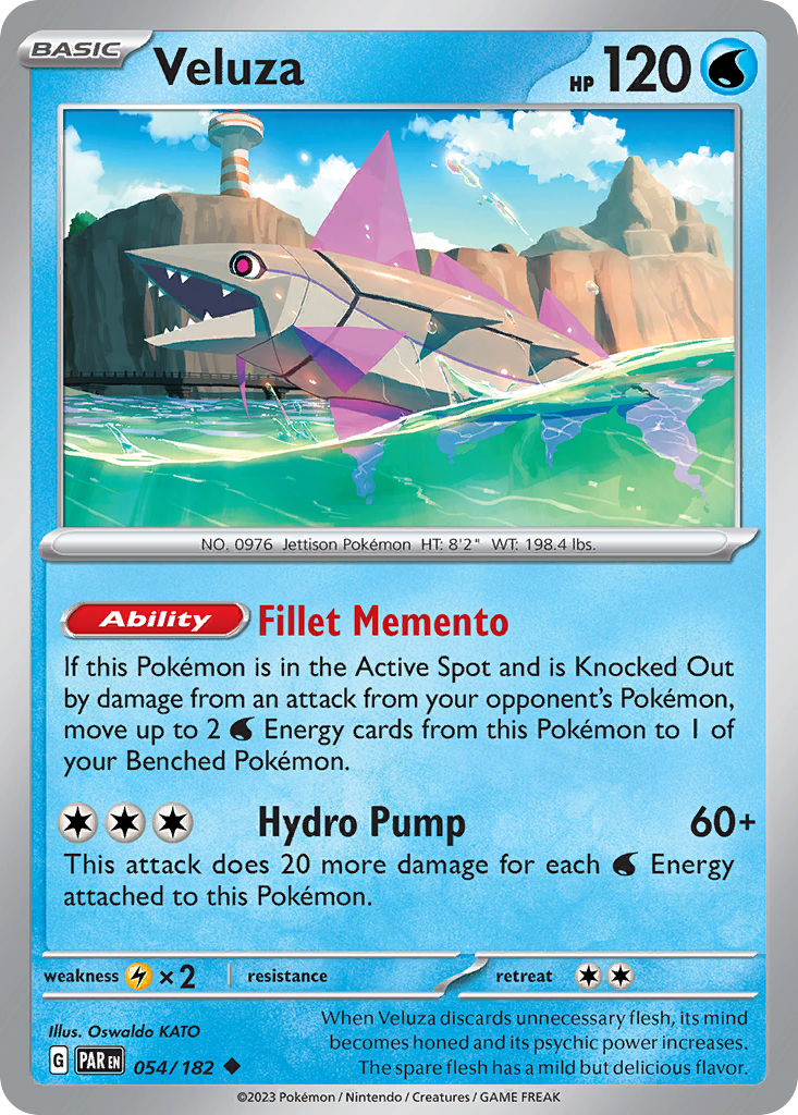 Veluza - Paradox Rift - #54 - Pokemon TCG card