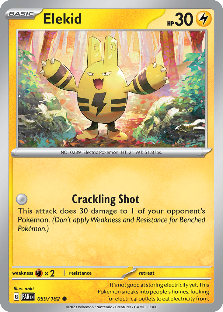 Elekid - Paradox Rift - #59 - Pokemon TCG card