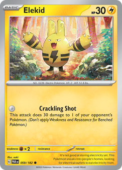 Elekid #59 Elekid - Paradox Rift - #59 - Pokemon TCG card