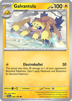 Galvantula #65 Galvantula - Paradox Rift - #65 - Pokemon TCG card
