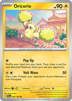 Oricorio - Paradox Rift - #67 - Pokemon TCG card
