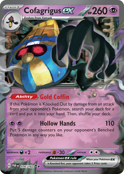 Cofagrigus ex #76 Cofagrigus ex - Paradox Rift - #76 - Pokemon TCG card
