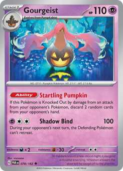 Gourgeist #78 Gourgeist - Paradox Rift - #78 - Pokemon TCG card