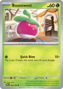 Bounsweet - Paradox Rift - #8 - Pokemon TCG card
