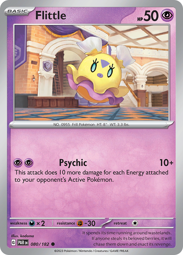 Flittle - Paradox Rift - #80 - Pokemon TCG card