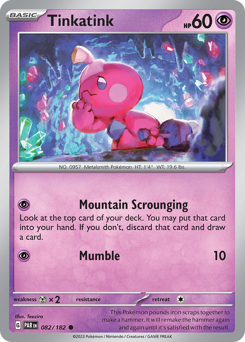 Tinkatink - Paradox Rift - #82 - Pokemon TCG card