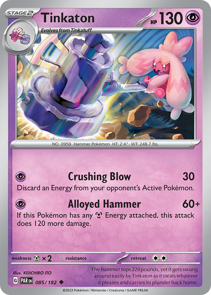 Tinkaton - Paradox Rift - #85 - Pokemon TCG card