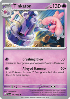 Tinkaton - Paradox Rift - #85 - Pokemon TCG card
