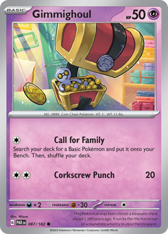 Gimmighoul - Paradox Rift - #87 - Pokemon TCG card