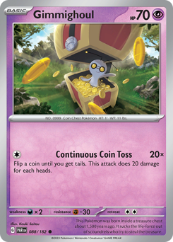 Gimmighoul - Paradox Rift - #88 - Pokemon TCG card