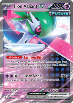 Iron Valiant ex - Paradox Rift - #89 - Pokemon TCG card