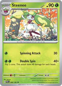 Steenee #9 Steenee - Paradox Rift - #9 - Pokemon TCG card