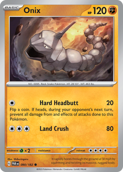 Onix #90 Onix - Paradox Rift - #90 - Pokemon TCG card