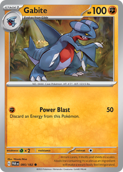 Gabite #95 Gabite - Paradox Rift - #95 - Pokemon TCG card