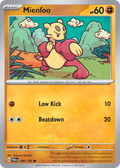 Mienfoo - Paradox Rift - #96 - Pokemon TCG card