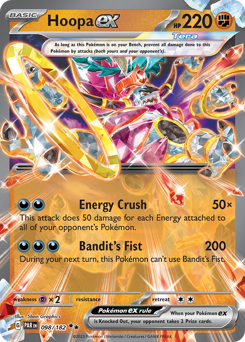 Hoopa ex #98 Hoopa ex - Paradox Rift - #98 - Pokemon TCG card