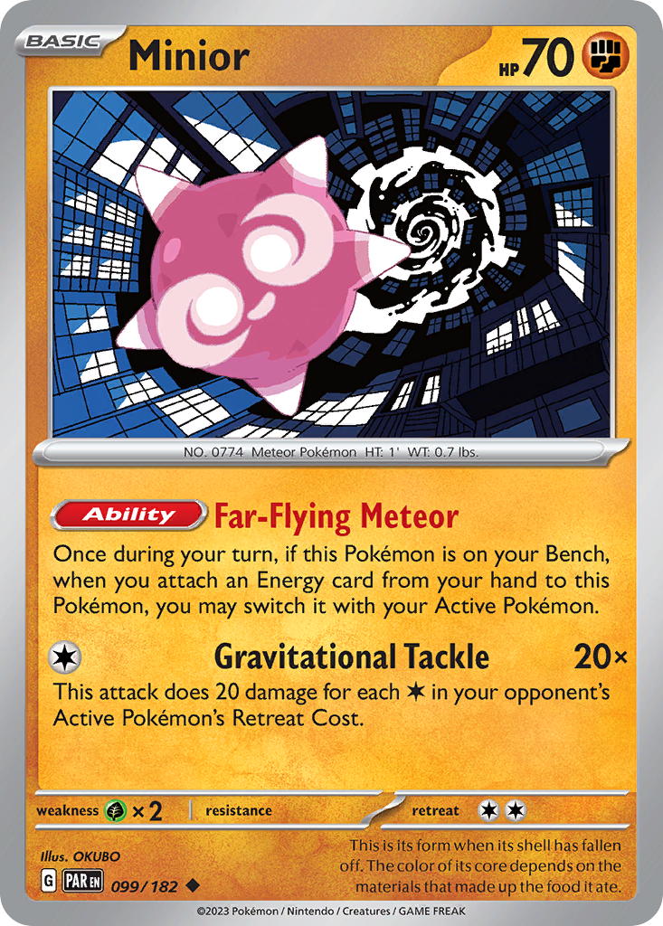 Minior - Paradox Rift - #99 - Pokemon TCG card