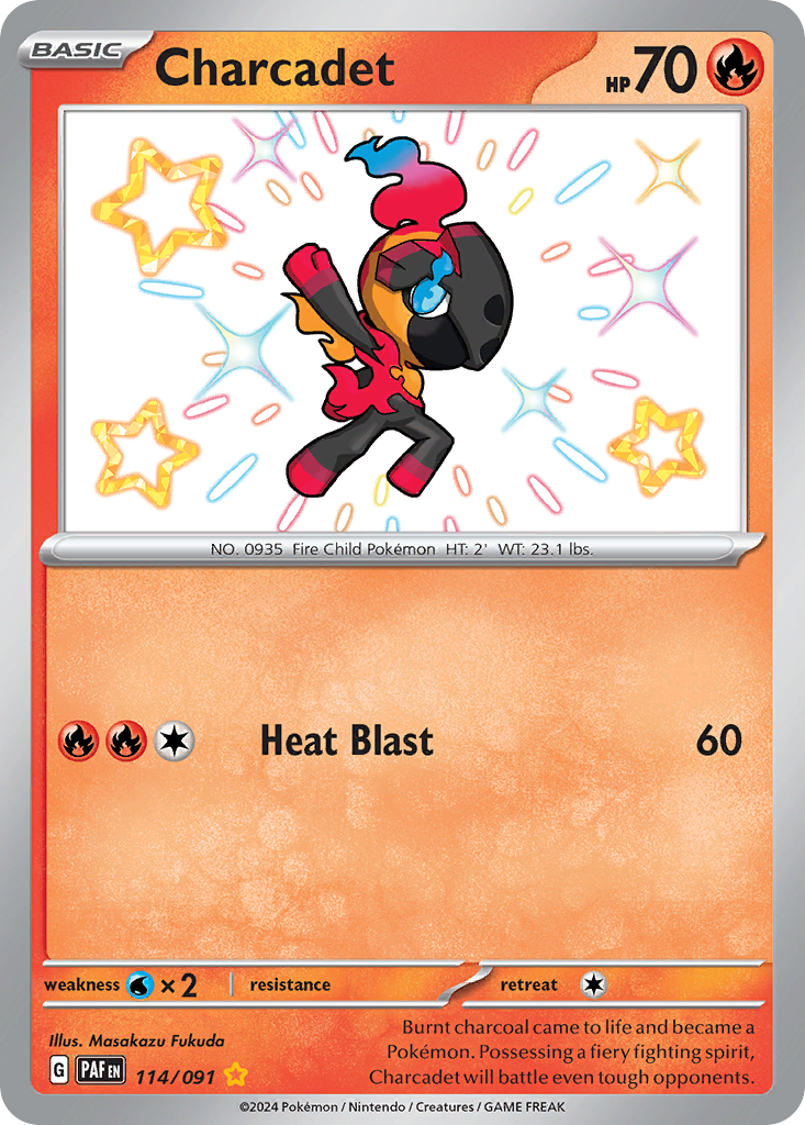 Charcadet - Paldean Fates - #114 - Pokemon TCG card