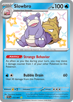 Slowbro - Paldean Fates - #117 - Pokemon TCG card