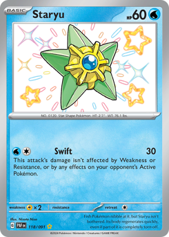 Staryu - Paldean Fates - #118 - Pokemon TCG card