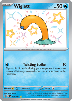 Wiglett #121 Wiglett - Paldean Fates - #121 - Pokemon TCG card
