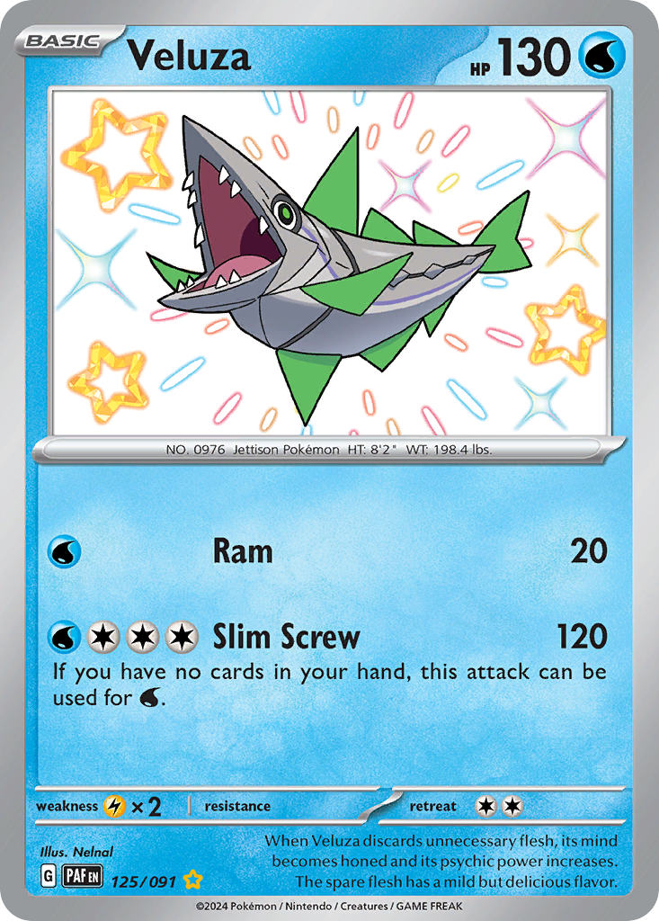 Veluza - Paldean Fates - #125 - Pokemon TCG card