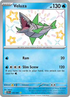 Veluza - Paldean Fates - #125 - Pokemon TCG card