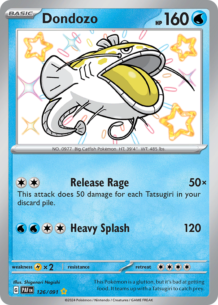 Dondozo - Paldean Fates - #126 - Pokemon TCG card
