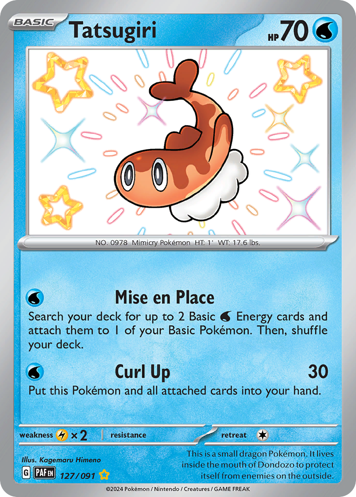 Tatsugiri - Paldean Fates - #127 - Pokemon TCG card