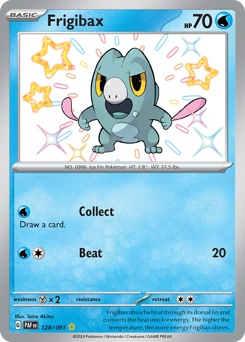 Frigibax #128 Frigibax - Paldean Fates - #128 - Pokemon TCG card